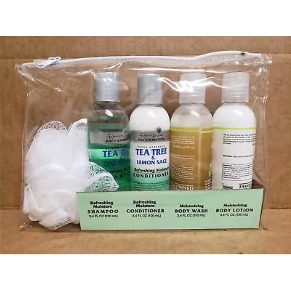 New tea tree oil shampoo coconut hair care set